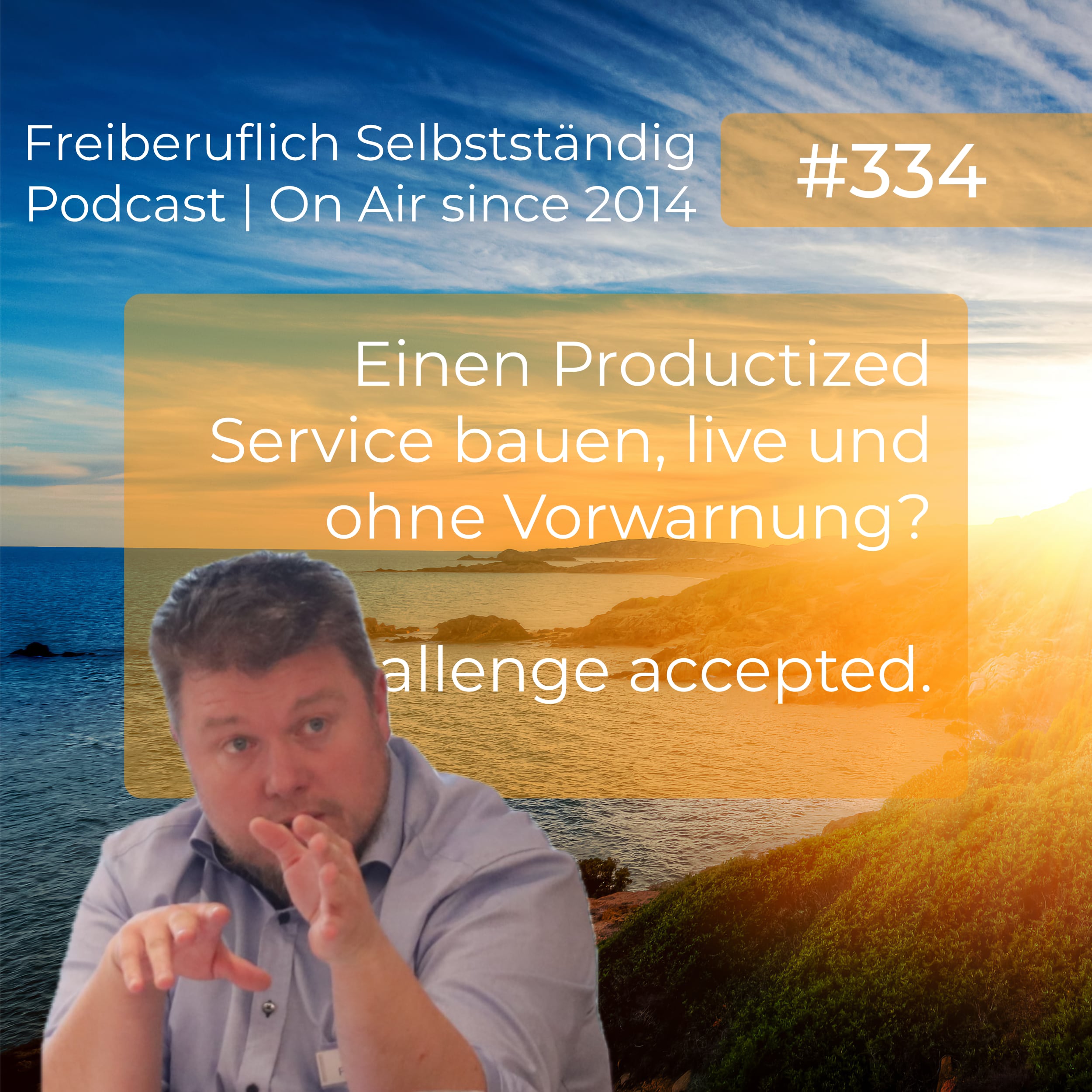 Einen Productized Service bauen, live und ohne Vorwarnung? Challenge accepted.